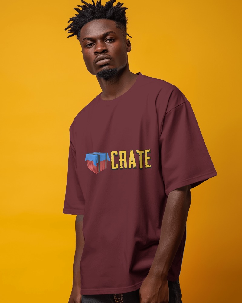 PUBG Crate Oversized T-Shirt